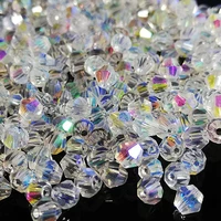 6mm colorful crystal beads charm beads glass beads loose spacer beads for jewelry making diy bracelet necklace