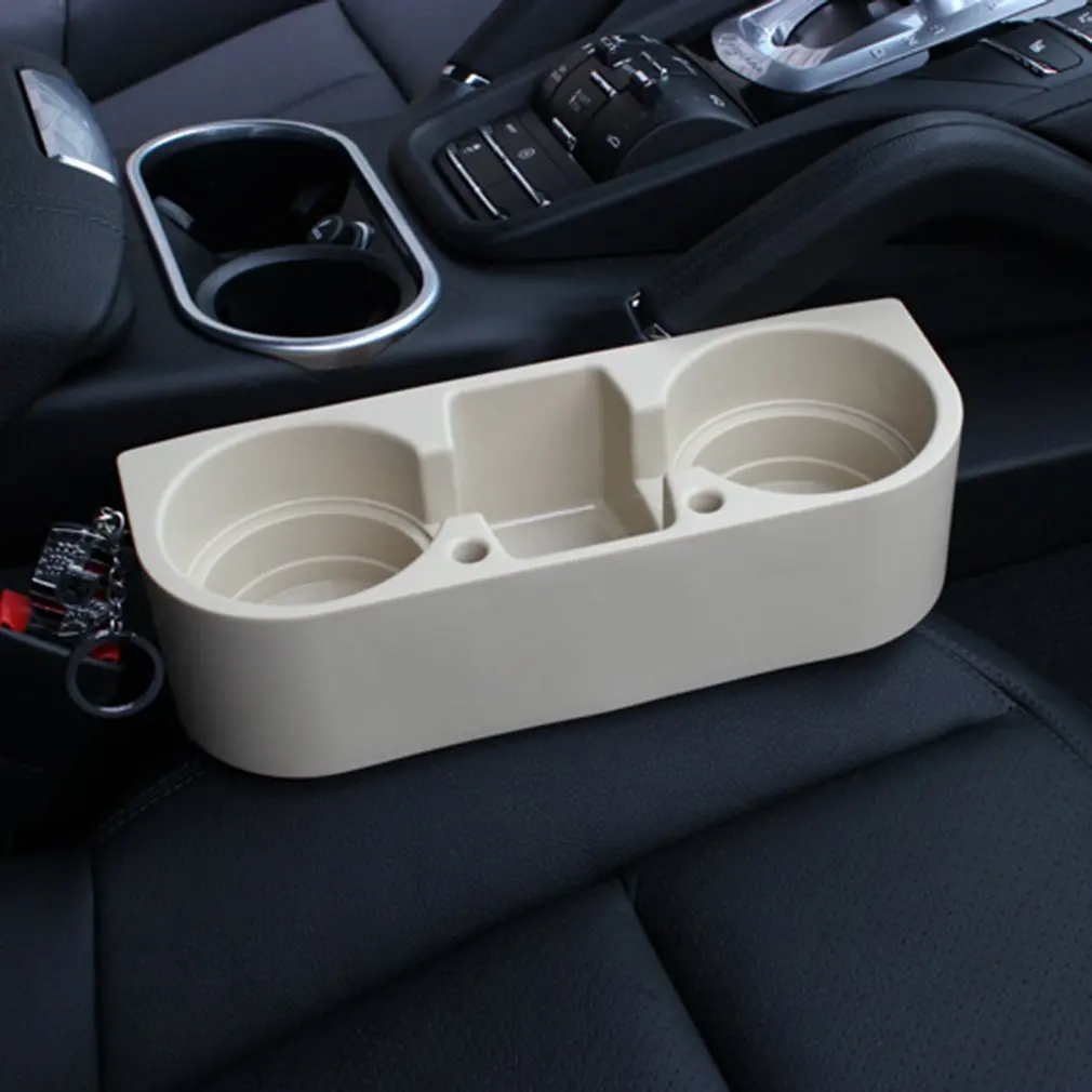 

CAR INTERIOR CUP HOLDER 2 DRINKS AND STORAGE SPACE CONVENIENT AUST STOCK