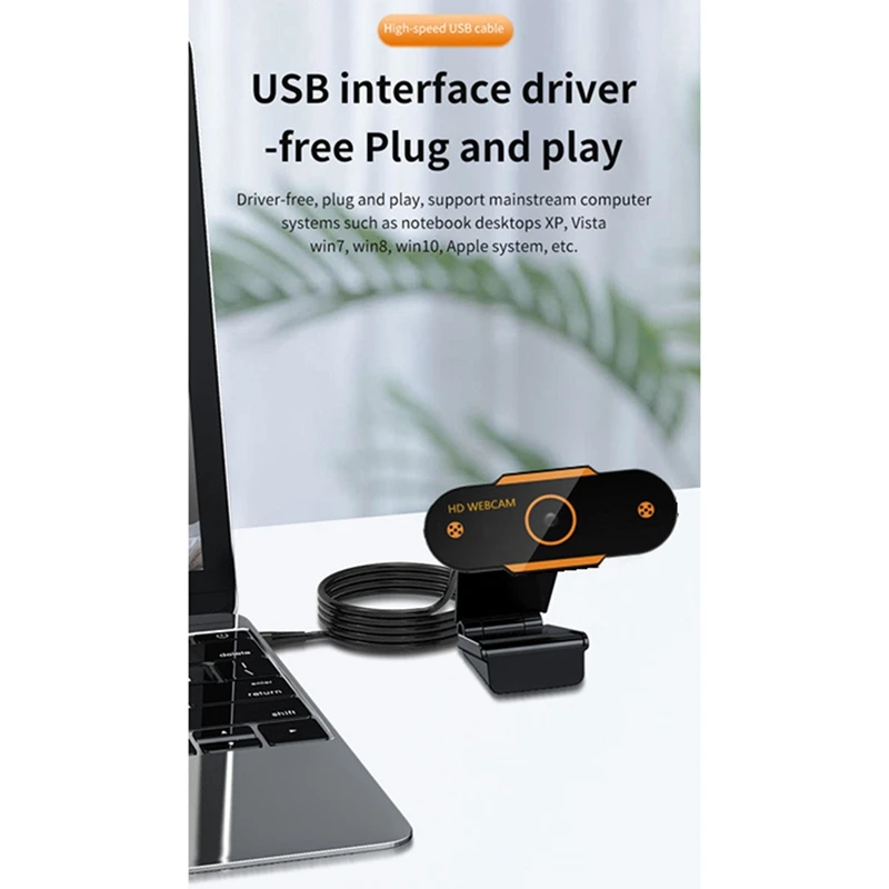 

Web Camera Web Video Camera Web1080P Full HD USB, Conference Webcam Compatible with Mac OS Windows 10/8/7