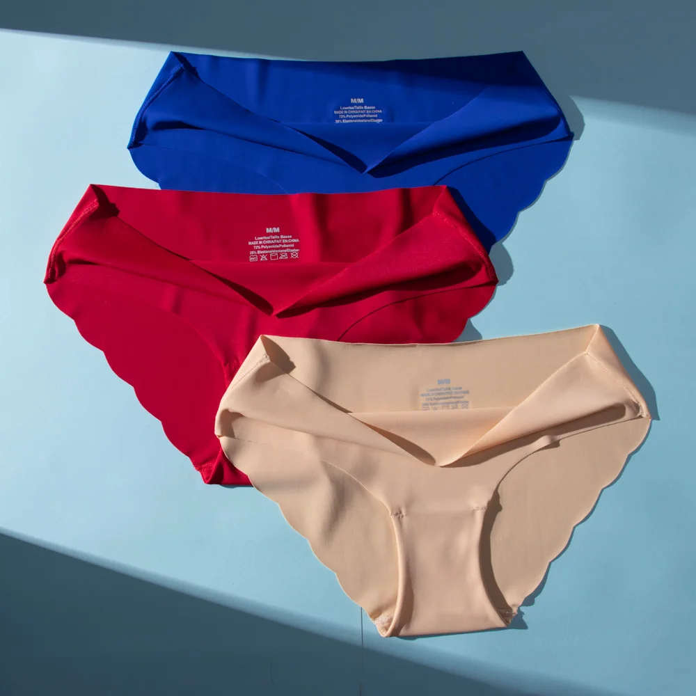 Комплект бесшовных трусиков 3 шт./лот нижнее белье женские трусики комфортное