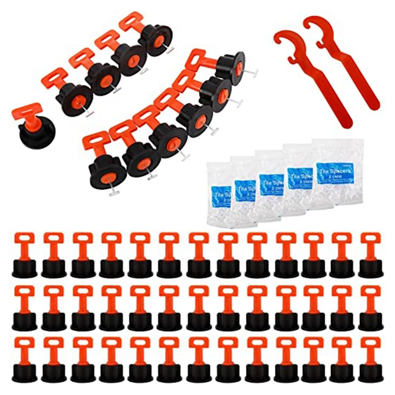 

Набор для выравнивания плитки, многоразовая распорка для напольного покрытия, система выравнивания плитки для строительства стен и полов