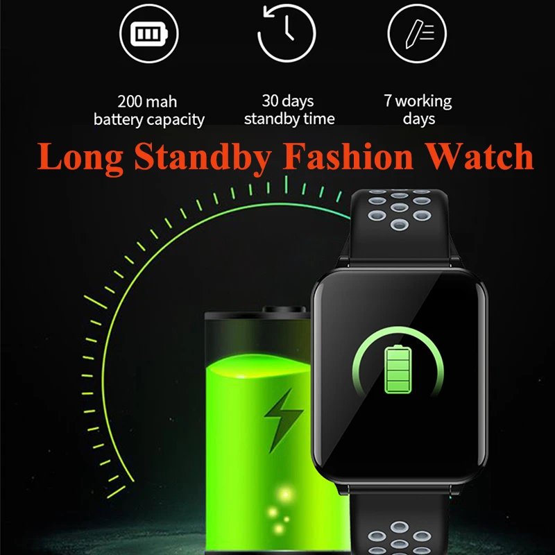 Многофункциональные часы лица Smartwatch кровяное давление ip67 smartband водонепроницаемый спортивный фитнес-браслет pk xaomi Mi band4