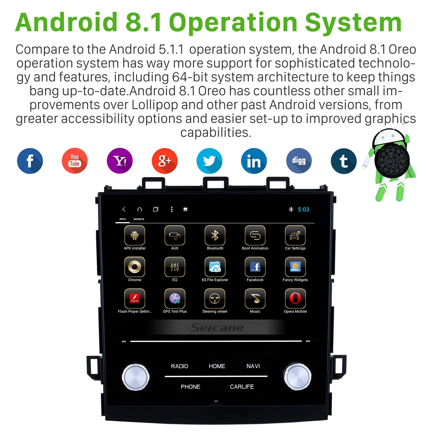 Автомагнитола 8 дюймов Android 1 GPS-навигация мультимедийный плеер для Subaru XV 2018