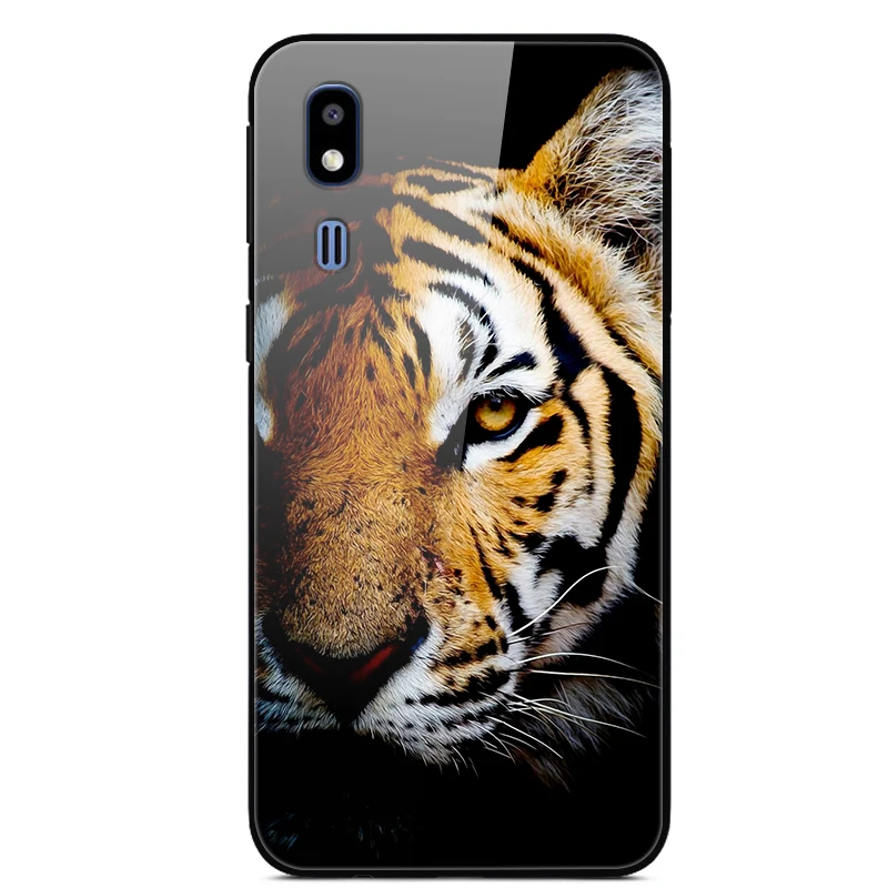 Для Samsung Galaxy A50 A70 A10 A20E A30 A40 A80 A90 A20 E Роскошная задняя крышка из закаленного стекла