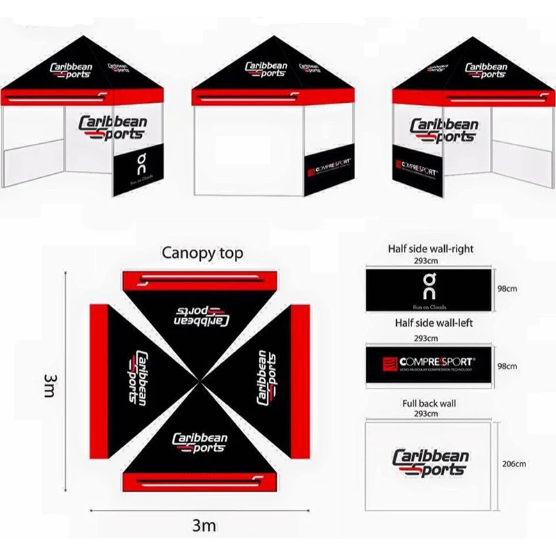 

Бесплатная доставка, навесная стенка, рекламная палатка, печать логотипа компании (без опорной рамы из алюминиевого сплава)