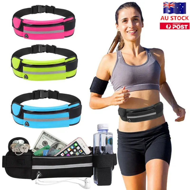 

New Fashion Running Outdoor Waterproof Belt Waist Sports Bum Bag Cycling Phone Money Pouch