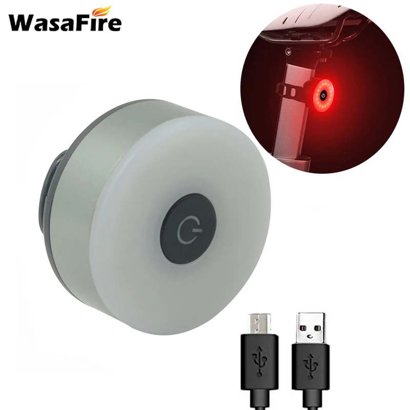 Wasafire бренд 2019 Новый USB Перезаряжаемые велосипед задний светильник Безопасность