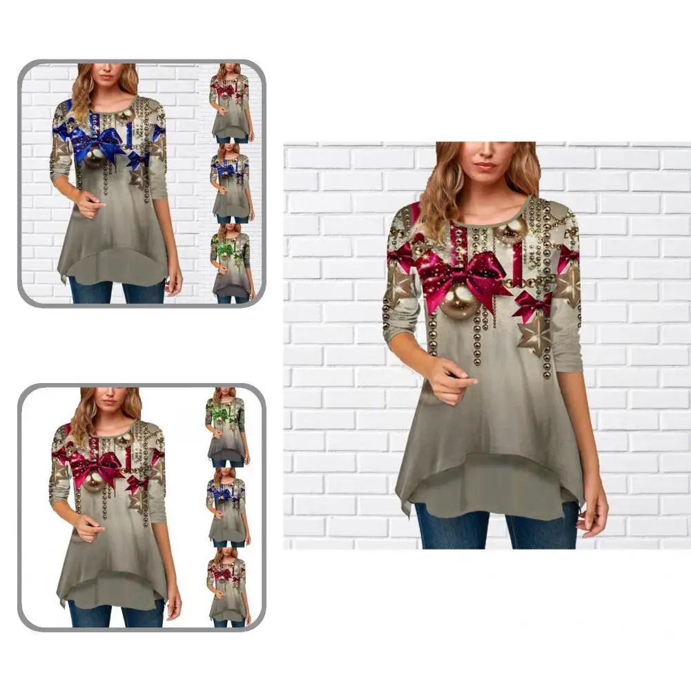 

Charming Wear Resistant Fine Stitching Christmas Pullovers for Outdoor