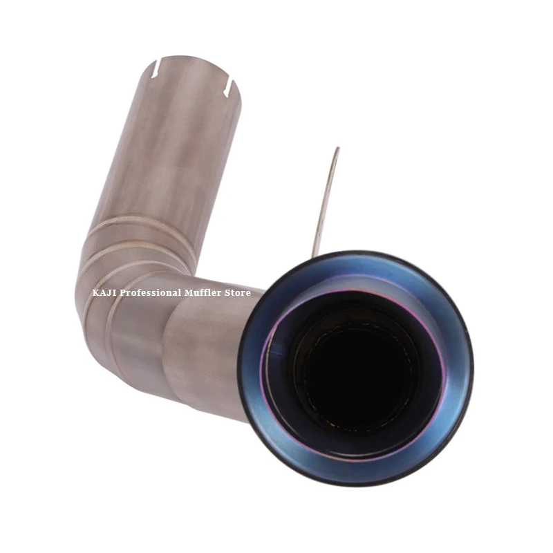 

For Kawasaki Z900 2017 2018 2019 Motorcycle Exhaust Escape Modified Titanium Alloy Mid Link Pipe Carbon Fiber Muffler