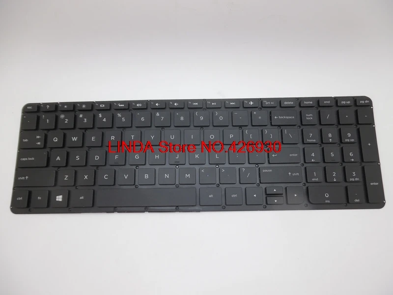 Клавиатура для hp Pavilion 15-P000 US/GR/UK/SP V140646GS1 9Z. N9HSQ. 70G 762529-071 762529-001 762529-041 762530-041 762530-001 - Цвет: United States Black