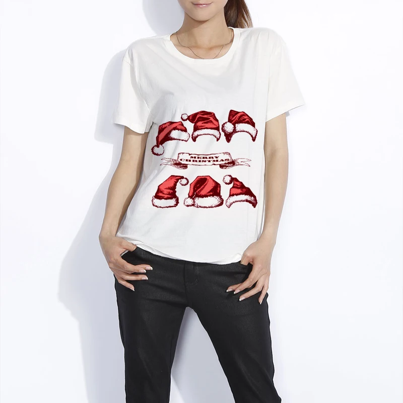 Lus Los новая женская красивая майка праздничные подарочные футболки с Рождеством
