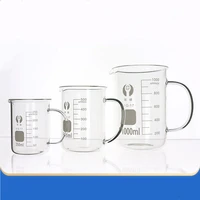 laboratory glassware glass beaker with handle borosilicate glass 50 800ml