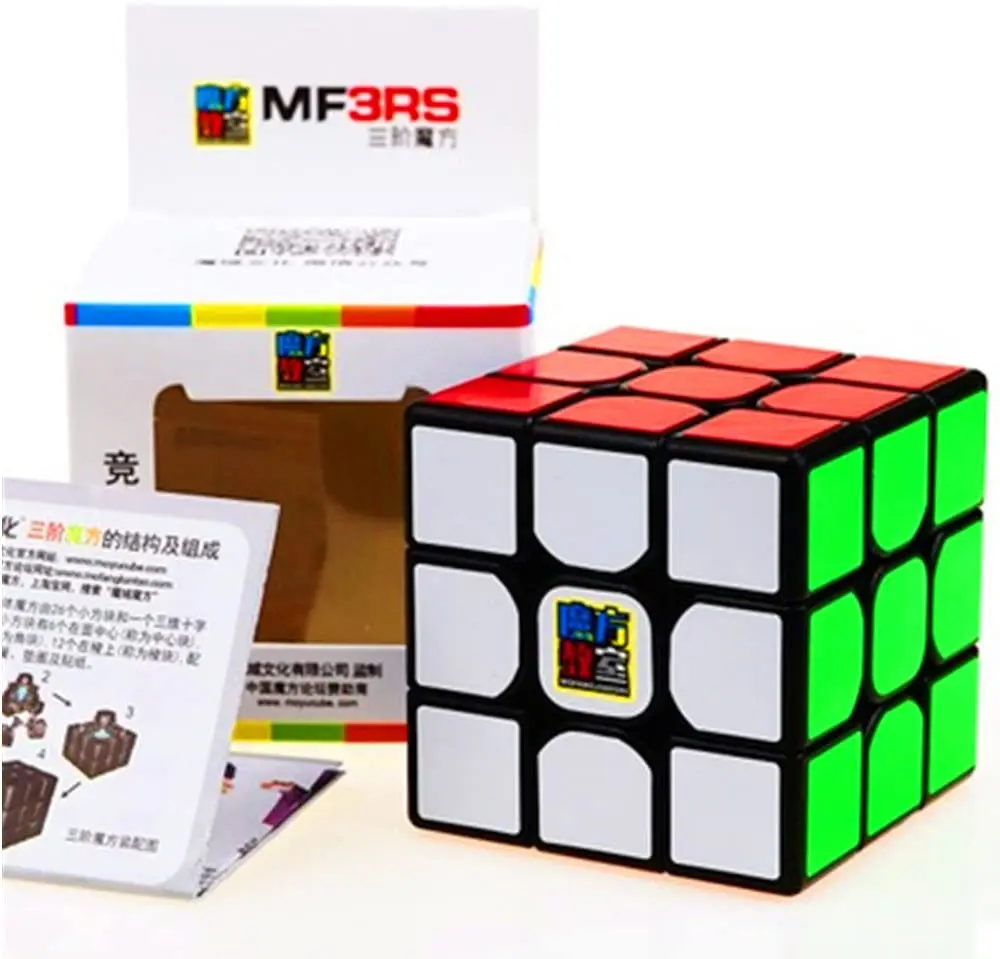Cuber speed Moyu MoFang JiaoShi MF3RS черный 3x3x3 магический куб кубик класс 3X3 скоростной