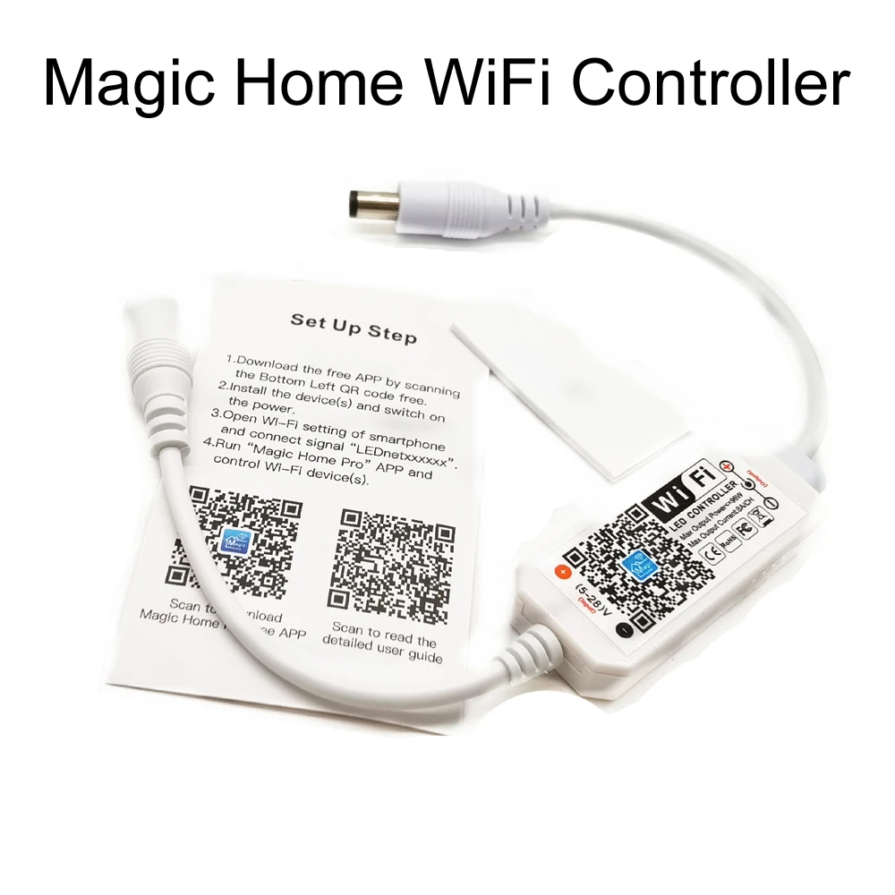 Magic Home DC5-28V беспроводной мини WiFi контроллер с регулируемой яркостью одноцветные
