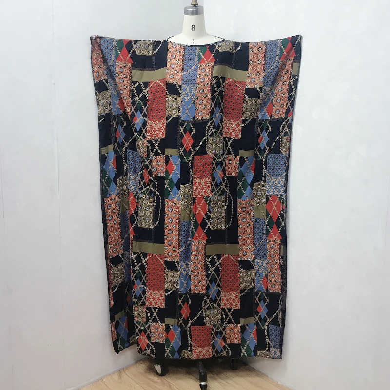 

Dashikiage New Fashion Women Traditional African Print Dashiki Party Plus Size Long Dress