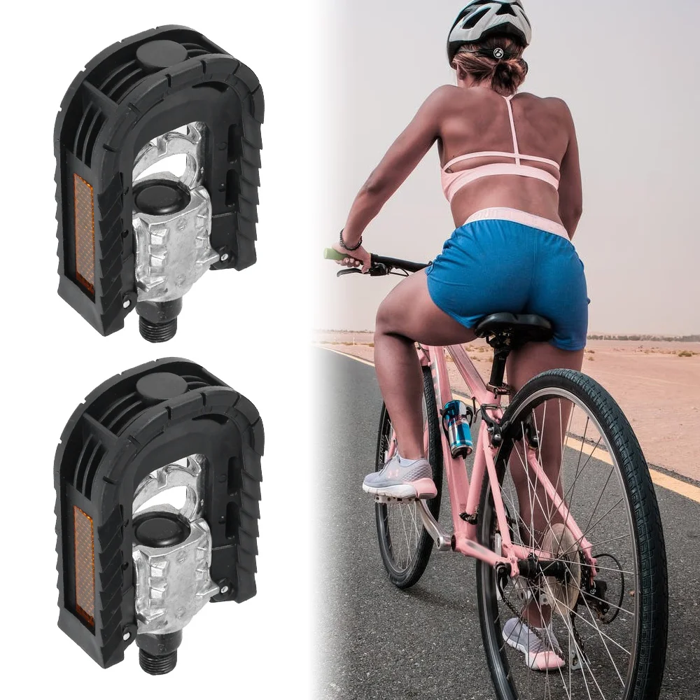 

Bicycle Bearing Pedals Mountain Road Wide Nylon High Quality Aluminum Alloy Pedals Fashion Folding Cycling Platform Pedales