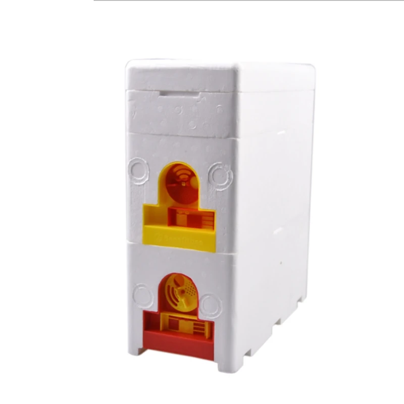 

Multi-Functional Queen Bee Hive Plastic Foam Material Double Box Queen Rearing Beehive Beekeeping Tool Bee Nest 330*150*370mm