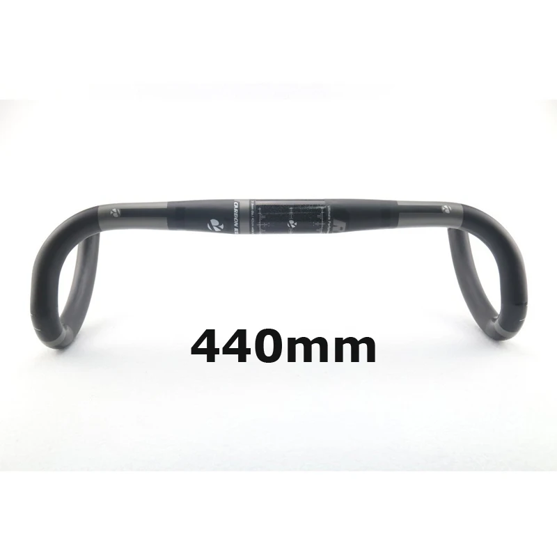 Gery 440mm RXL SL рули для велосипеда Сверхлегкий UD матовый Руль Велоспорт велосипед Ручка Бент баров 380/400/420/440 из углеродного волокна, шоссейный руль - Цвет: Gery 440mm