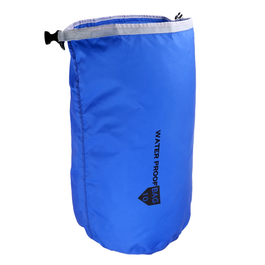 Blue 10L Водонепроницаемый сухой мешок сохраняет снаряжение сухой для каякинга пляжа рафтинг лодочного спорта Туризм Кемпинг Рыбалка каноэ плавающий дрейфующий - Цвет: Blue 10L