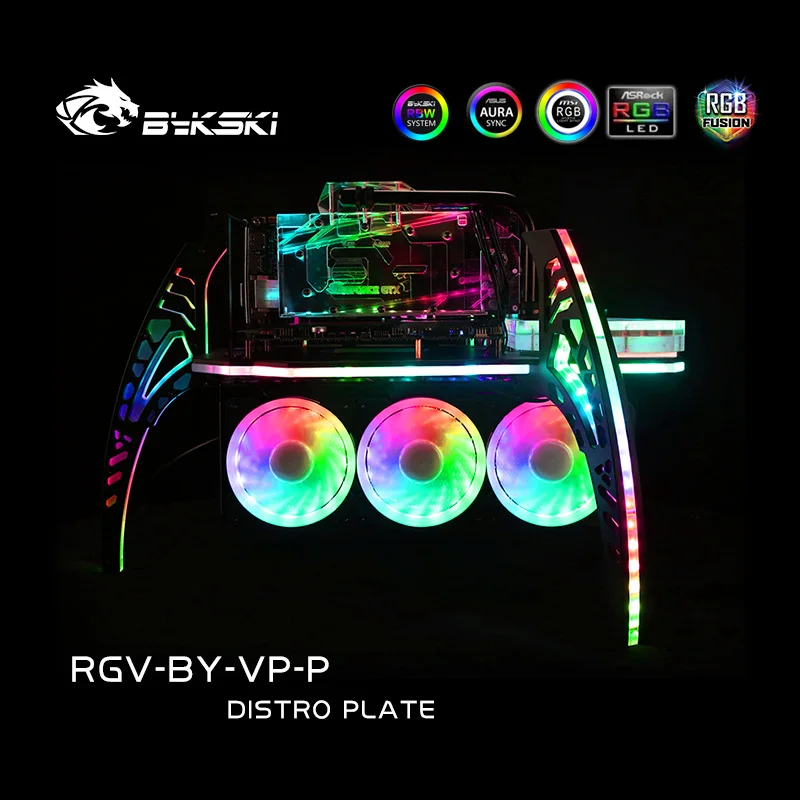 Bykski Distro plate For COBRA NAVIGATOR MOD CASE water cooling Reservoir Waterway Board Deflector Water Cooling 12 RGV-BY-VP-P | Компьютеры