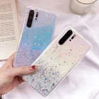 Чехол для Huawei P30 Lite, P20 Pro, P40 pro, Honor 20, Mate 30, y9 prime 2019, прозрачный, силиконовый