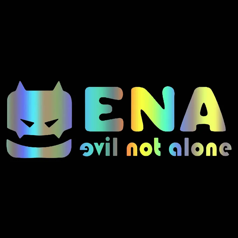 

CS-1772# отражающий наклейки на авто Жена, evil not alone водонепроницаемые наклейки на машину наклейка для авто автонаклейка стикер этикеты винила н...