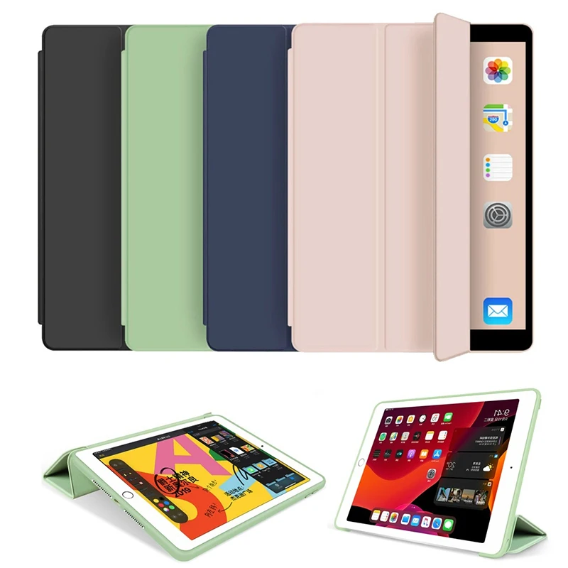 Для iPad Pro 11 12 9 2020 2018 чехол с карандашом мягкие силиконовые чехлы для i Pad 10 2 7-го