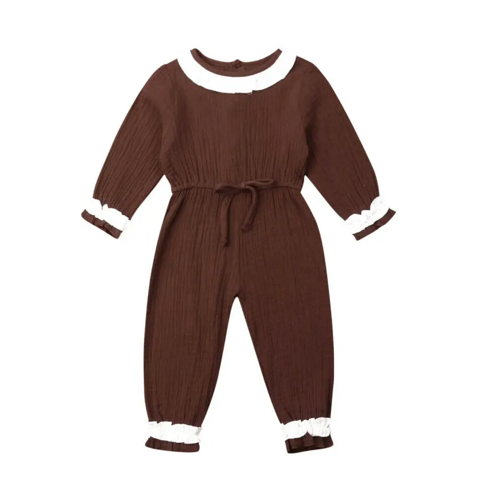 Соединенное Королевство Осенний комбинезон Милая одежда для маленьких девочек