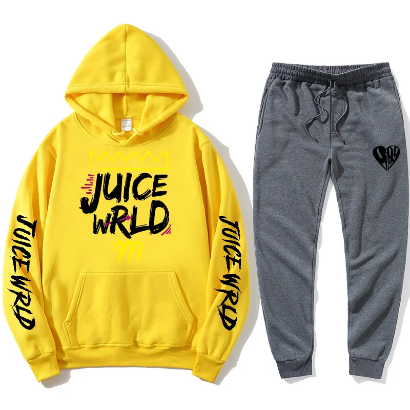 

2021 juice wrld Hoodie men's and women's Sweatshirt autumn and winter Hoodie Harajuku hip hop casual Hoodie high quality wool Pu