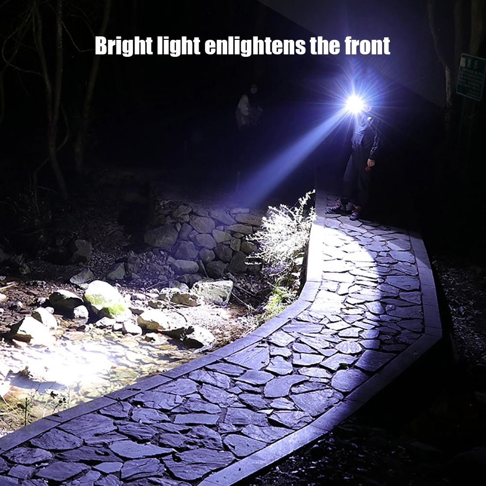 

T6+XPE LED Waterproof Headlight 1800LM USB Rechargeable 4 Modes Outdoor Cycling Climbing Hiking Hunting Fishing Torch Light