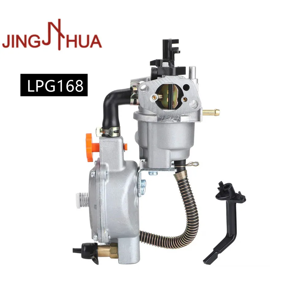 

Jinghua 168 LPG Carburetor LPG NG Dual Fuel Conversion Kit for 2KW 3KW Gasoline Generator Hongda GX160 168F Small Engine 6.5HP
