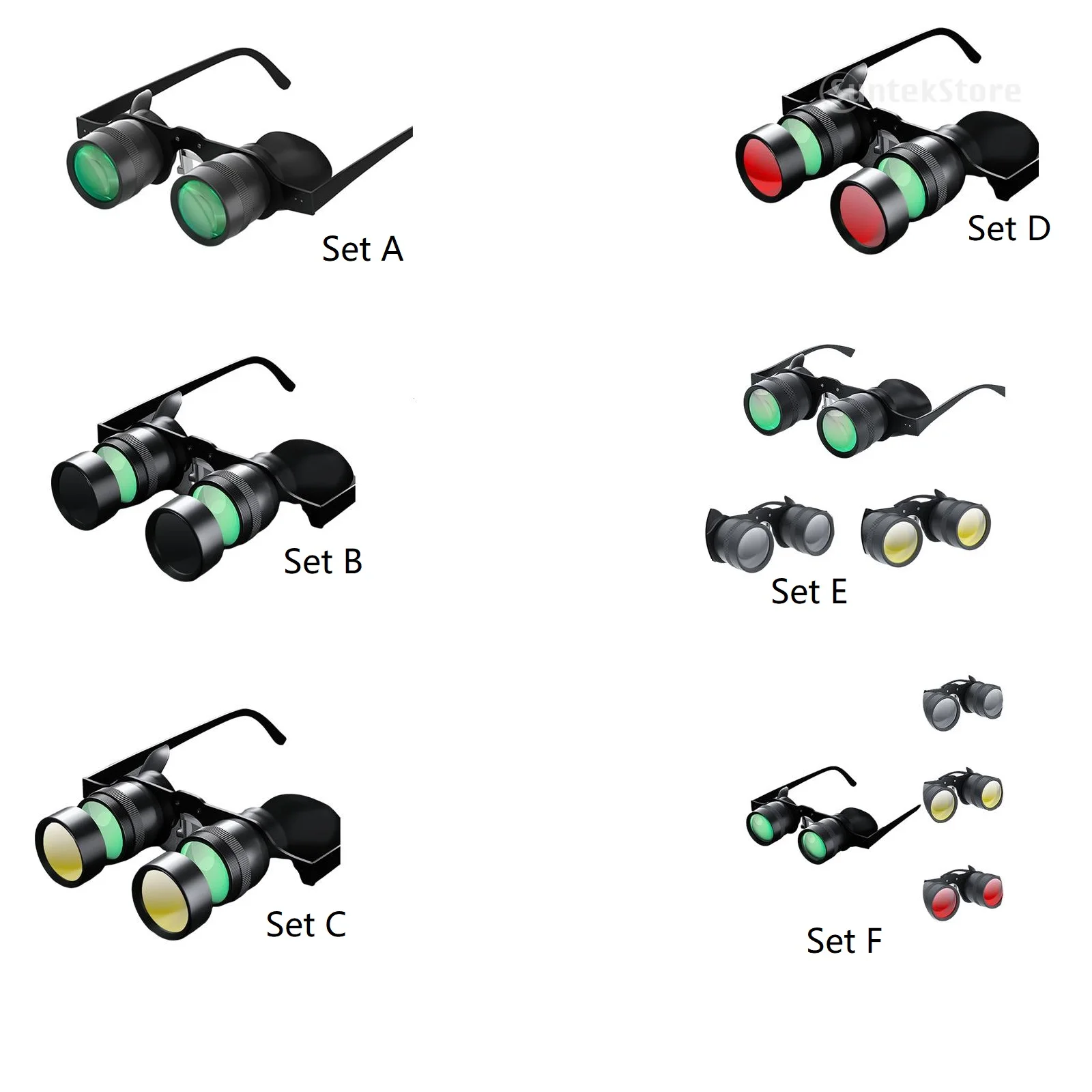 

Fishing Telescope Glasses 10 Times Portable Magnifier Glasses Style for Concert Hunting Bird Sports
