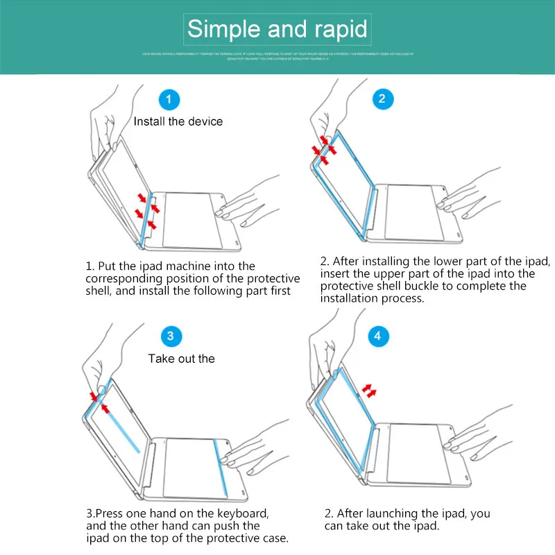 

Mini Wireless Keyboard Bluetooth Keyboard For Ipad Phone Tablet Keyboard For Android Ios For IPad Air 1/ 2 For IPad Pro 9.7