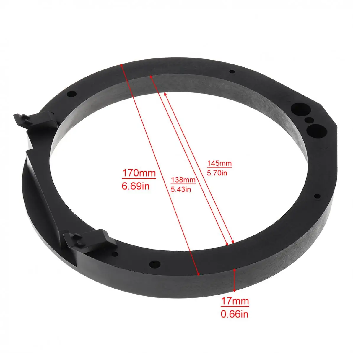 2 шт. прокладка динамика водонепроницаемая прочная пластиковая шайба-адаптер