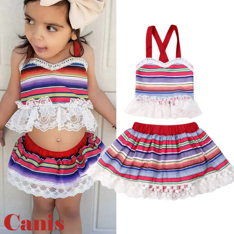 Кружевные топы в полоску без рукавов для новорожденных девочек юбка пачка шорты