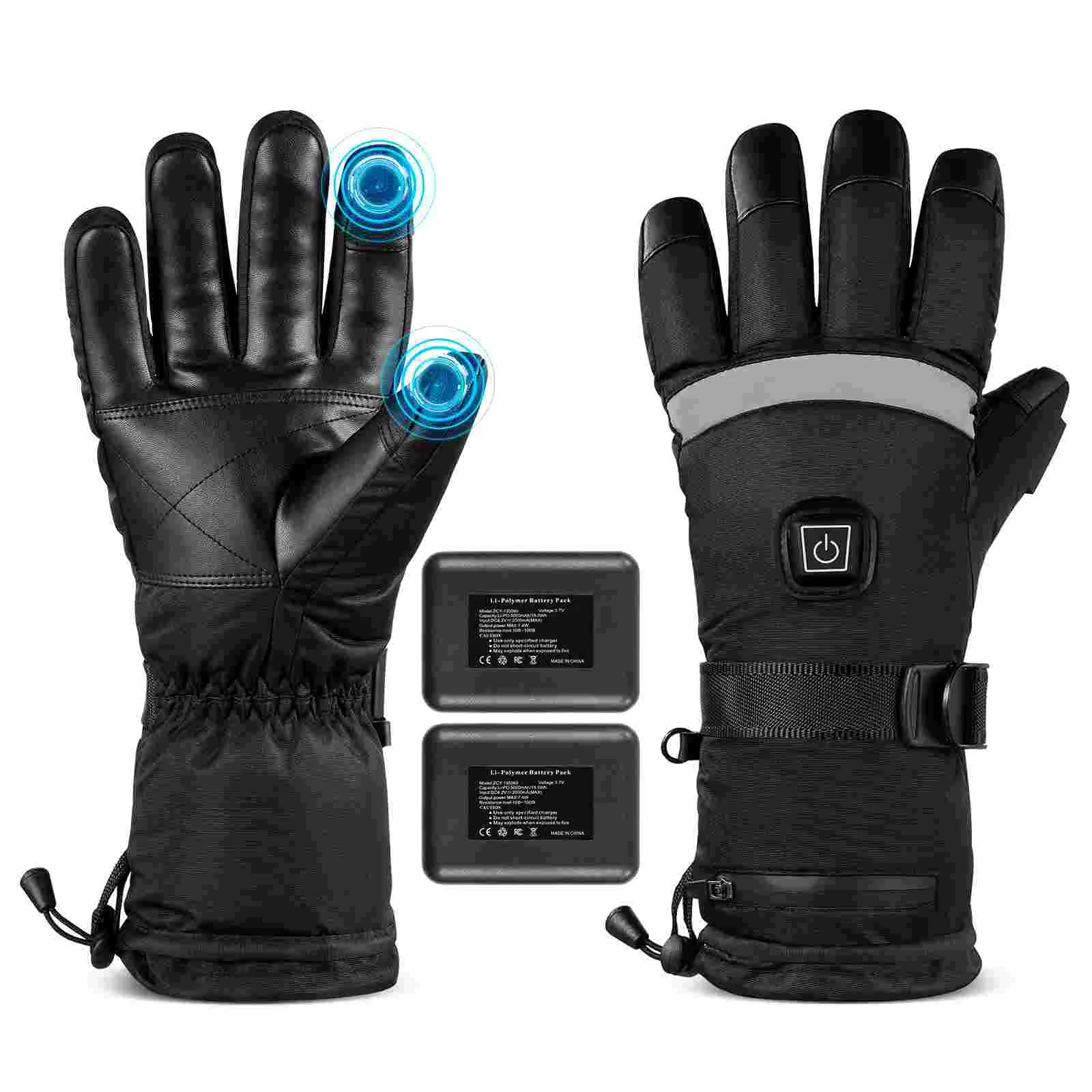 

UNOMOR 1 Set Rechargeable Winter Heated Outdoor Sports Adjustable Heating Battery Powered Hand