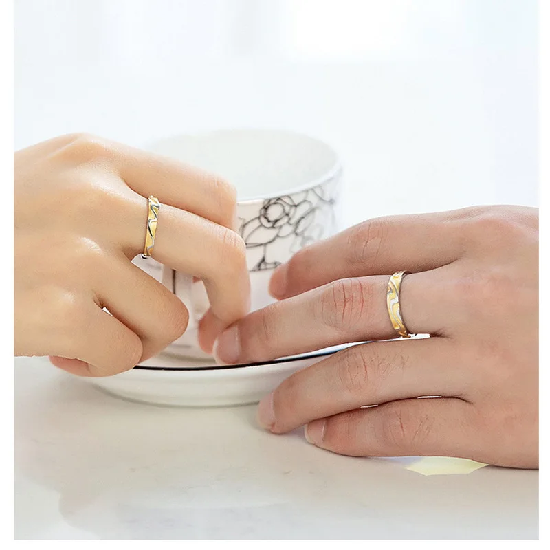 Sea And Whale Couple Rings Jewelry Adjustable Open For Lovers Women Men Lady Girls Boys Birthday Valentine's Day Gift | Украшения и