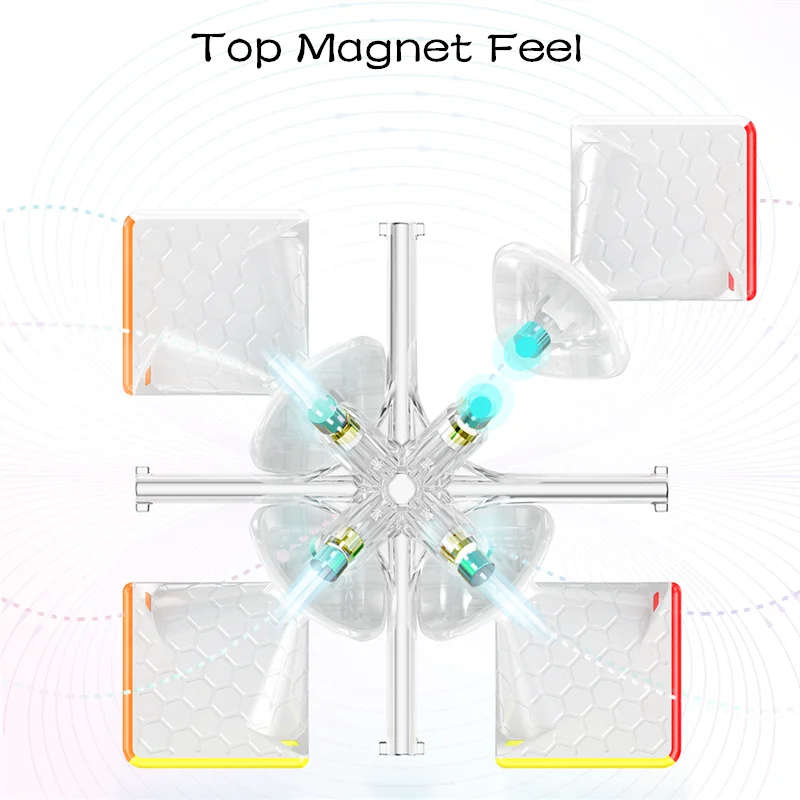GAN 11 M DUO Магнитный магический скоростной куб без наклеек GAN11M Duo магнитные кубики