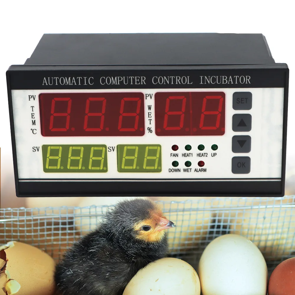 

XM-18 Multifunction Egg Incubator Controller Thermostat Hygrostat Full Automatic Control Egg Incubator Control System Dropship