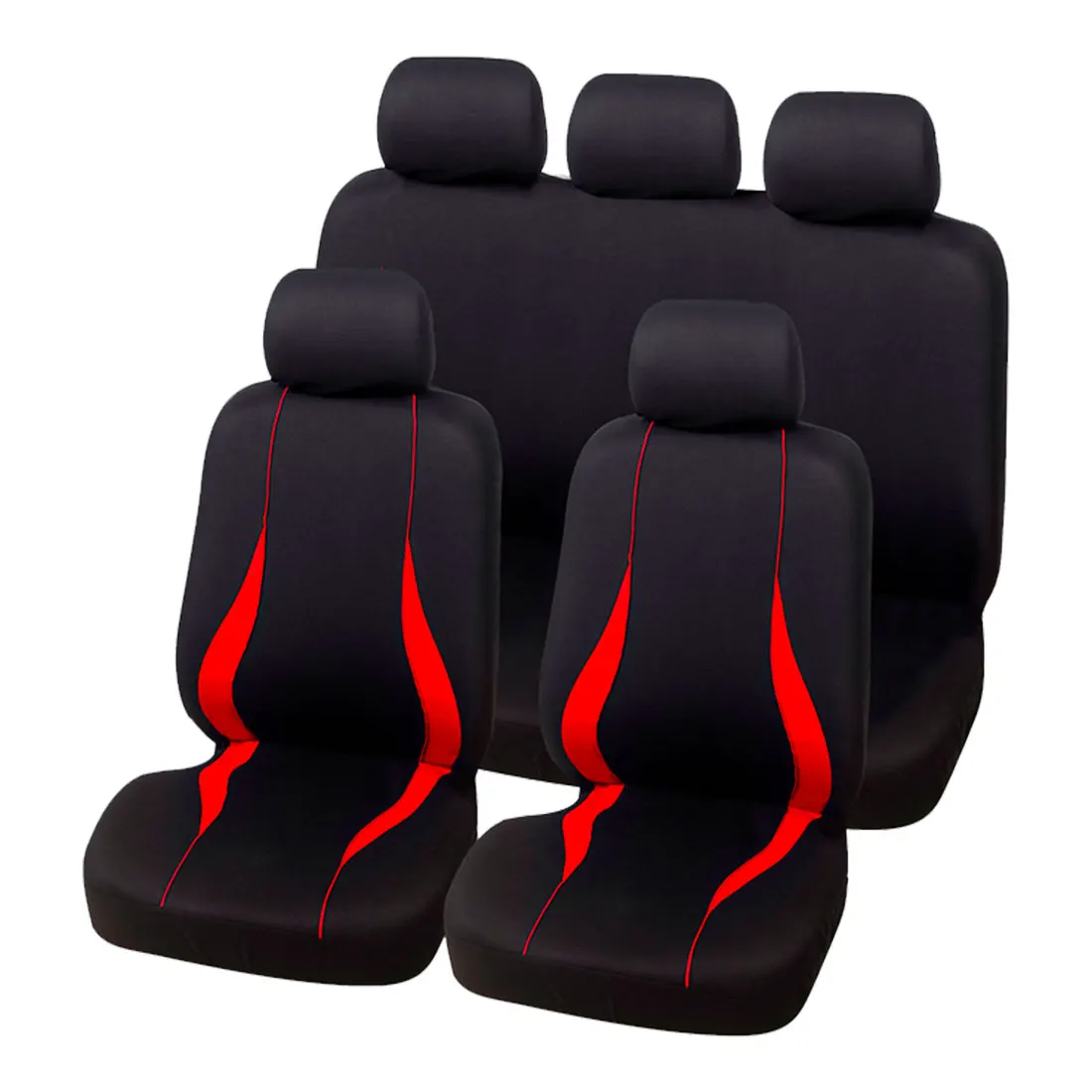 

Interior Accessories Seat Protector Car Seat Covers With Airbags Fit Most Car Truck SUV or Van 100% Breathable Red Blue Gray