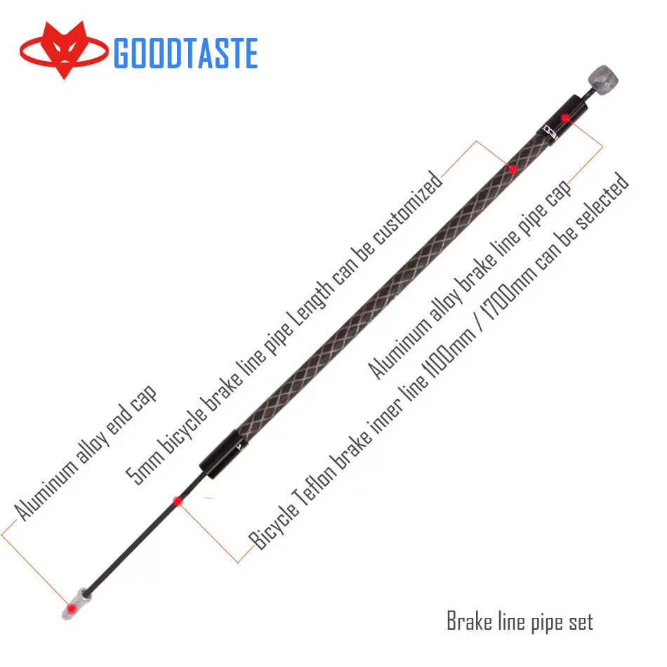 5 шоссе горный велосипед Тормозная плетеная линия Трубка Набор трубка тормозной