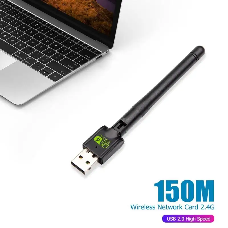 2 4G беспроводной USB WiFi адаптер Сетевая LAN Карта 150 Мбит/с 802.11n/g/b поддержка
