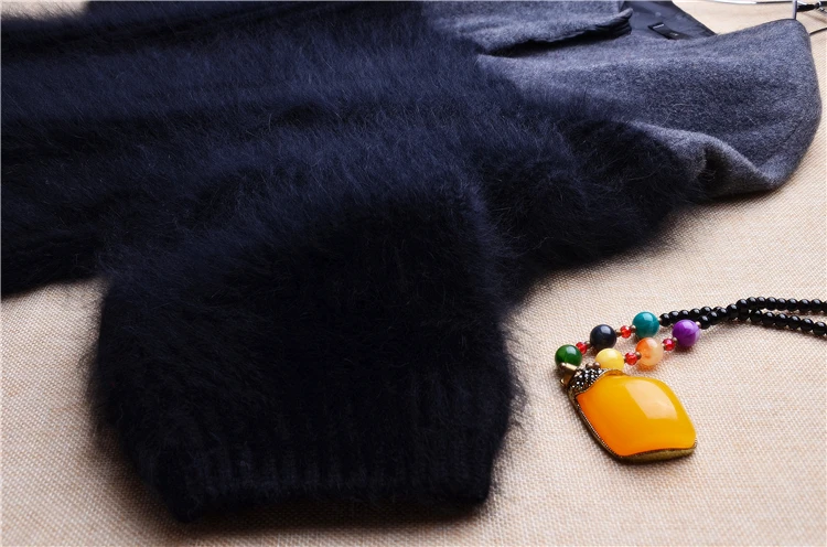 Толстые толстые теплые женские норковые кашемировые Свободные кардиганы с