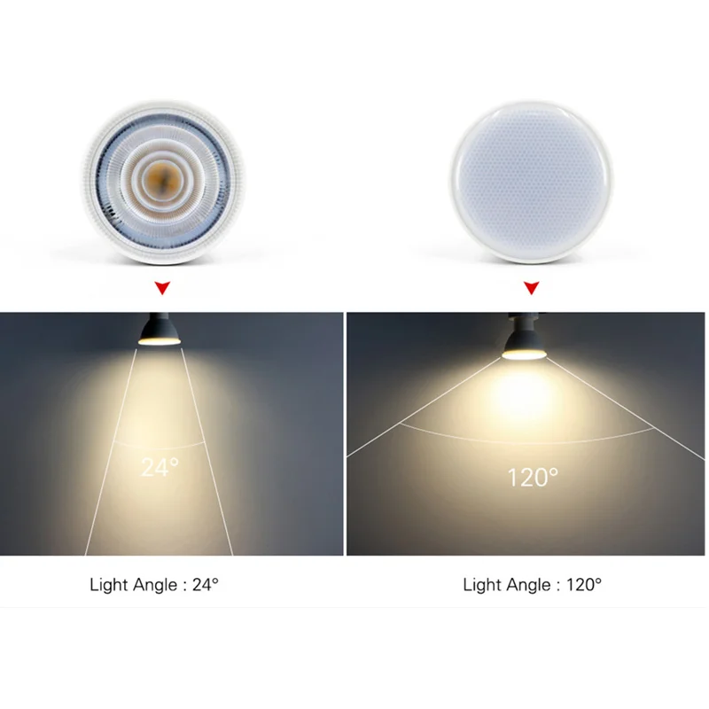 Светодиодная лампа MR16 GU10 E27 E14 6w cob spotlight 220v 230v 240v холодный белый 6500k теплый белый 3000k Точечный светильник Прямая поставка