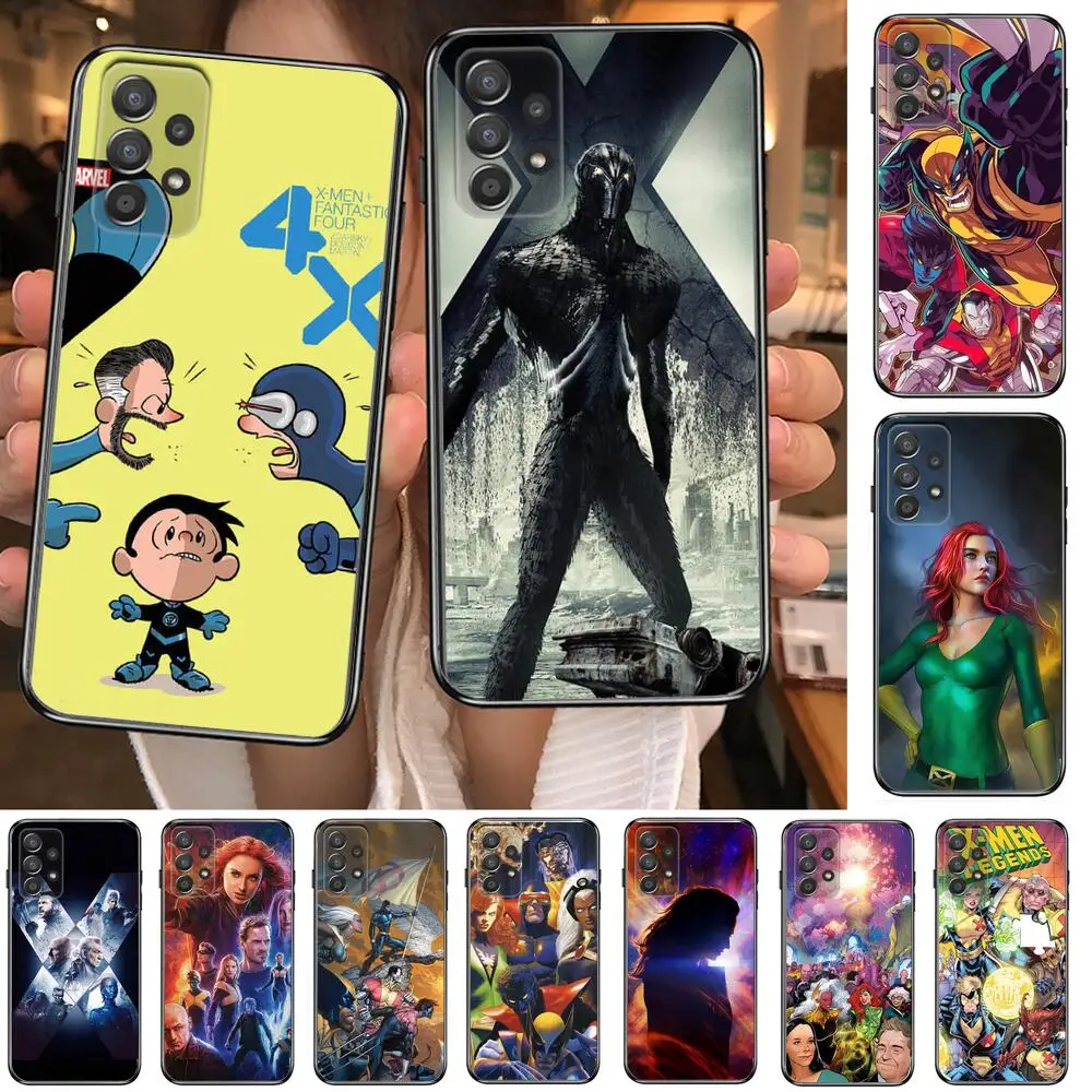 

marvel x-men Phone Case Hull For Samsung Galaxy A70 A50 A51 A71 A52 A40 A30 A31 A90 A20E 5G S Black Shell Art Cell Cove