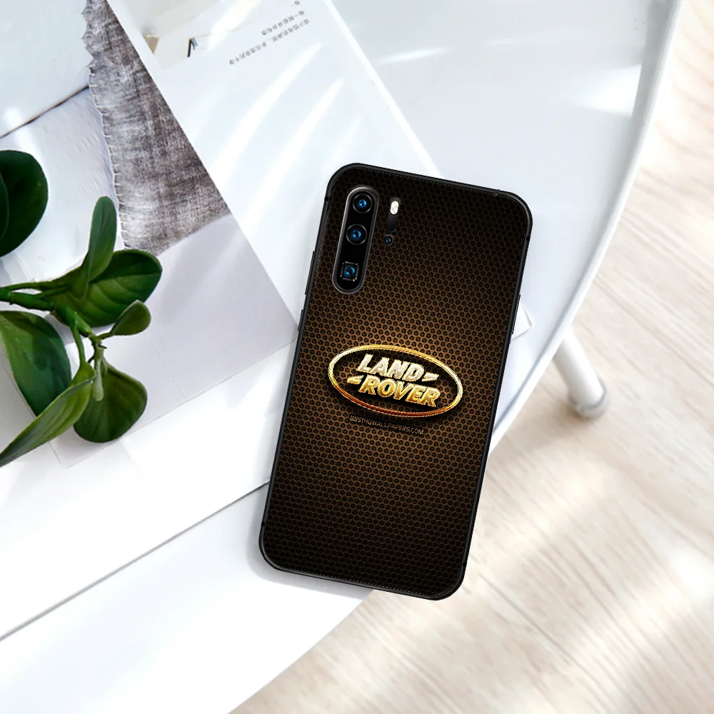 

LAND ROVER Phone Case For Huawei P Mate Smart 10 20 30 40 Lite Z 2019 Pro black Back 3D Hoesjes Tpu Prime Luxury Funda Soft