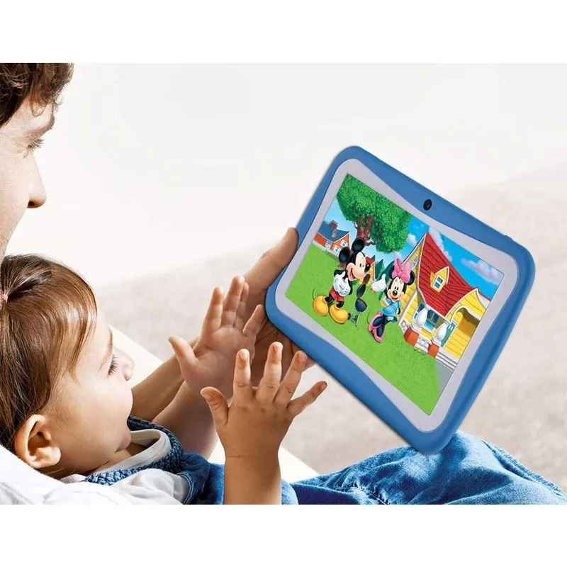 

Hot Sales Free Silicone Case Android 7.1 KID Tablet 7 Inch M755 RK3126 Nougat DDR31GB+8GB DualCamera 3000 mAh IPS Screen