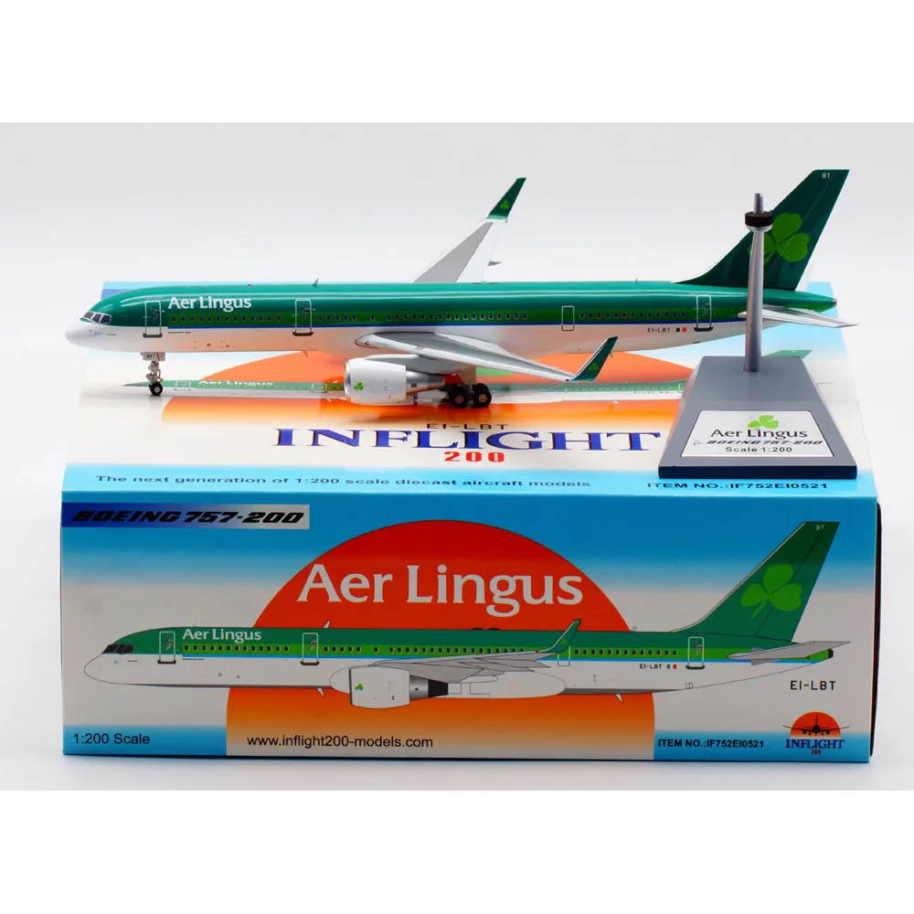 Коллекционный самолёт из сплава 1:200 подарок INFLIGHT IF752EI0521 модель Aer Lingus Боинг литая