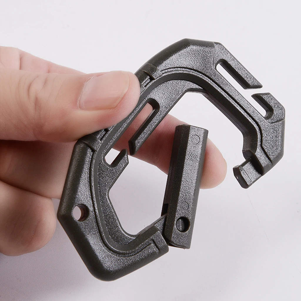 Карабин для кемпинга пластиковые d кольца Пружинные защелки крючки