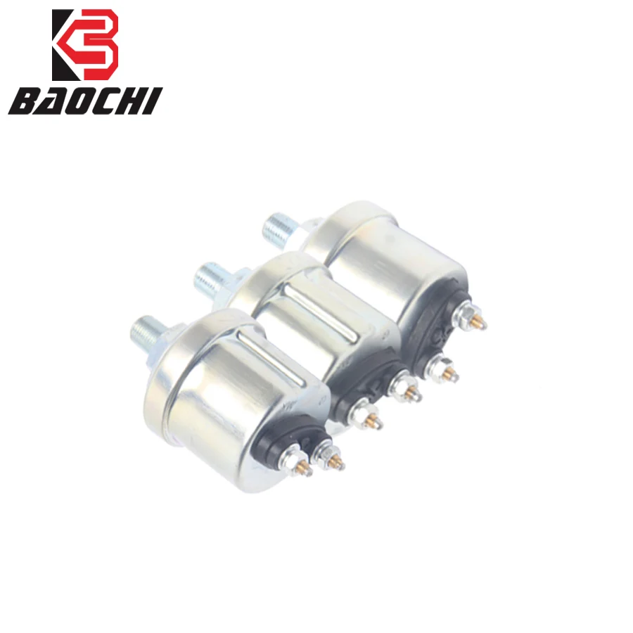 

Mechanical Oil Pressure Sensor 0-5 Bar 0-10 Bar 1/8 NPT M10*1 Thread Pressure Gauge Sender Warning 12V/24V For Auto Boat Ship